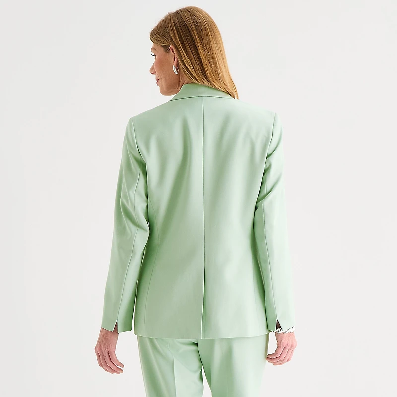 Black Label by Evan-Picone Womens Classic Fit Suit Jacket