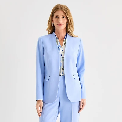 Black Label by Evan-Picone Womens Classic Fit Suit Jacket