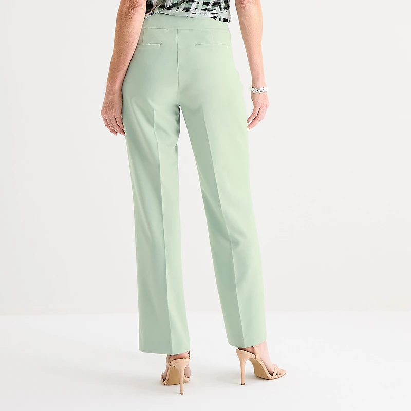Black Label by Evan-Picone Womens Straight Trouser