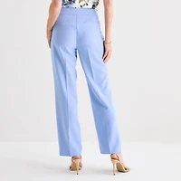 Black Label by Evan-Picone Womens Straight Trouser