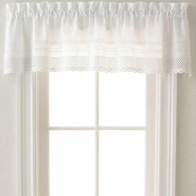 CHF Crochet Rod Pocket Tailored Valance
