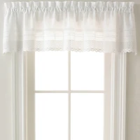 CHF Crochet Rod Pocket Tailored Valance