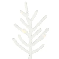 Vickerman 1/2 Foot Pre-Lit Flocked Christmas Tree