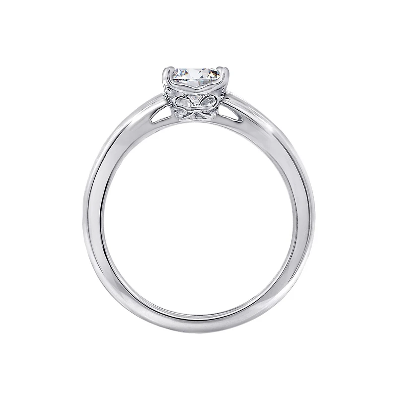 DiamonArt® Womens 3/8 CT. T.W. White Cubic Zirconia Sterling Silver Heart Promise Ring