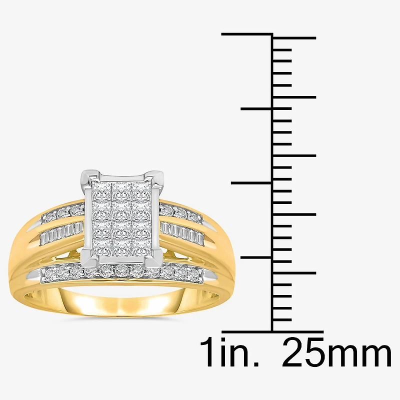 1/2 CT.T.W. Natural Diamond Bridal Ring 10K or 14K Gold