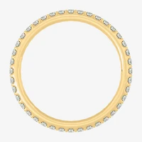 Womens 2MM 1/2 CT. T.W. Natural White Diamond 14K Gold Eternity Wedding Band