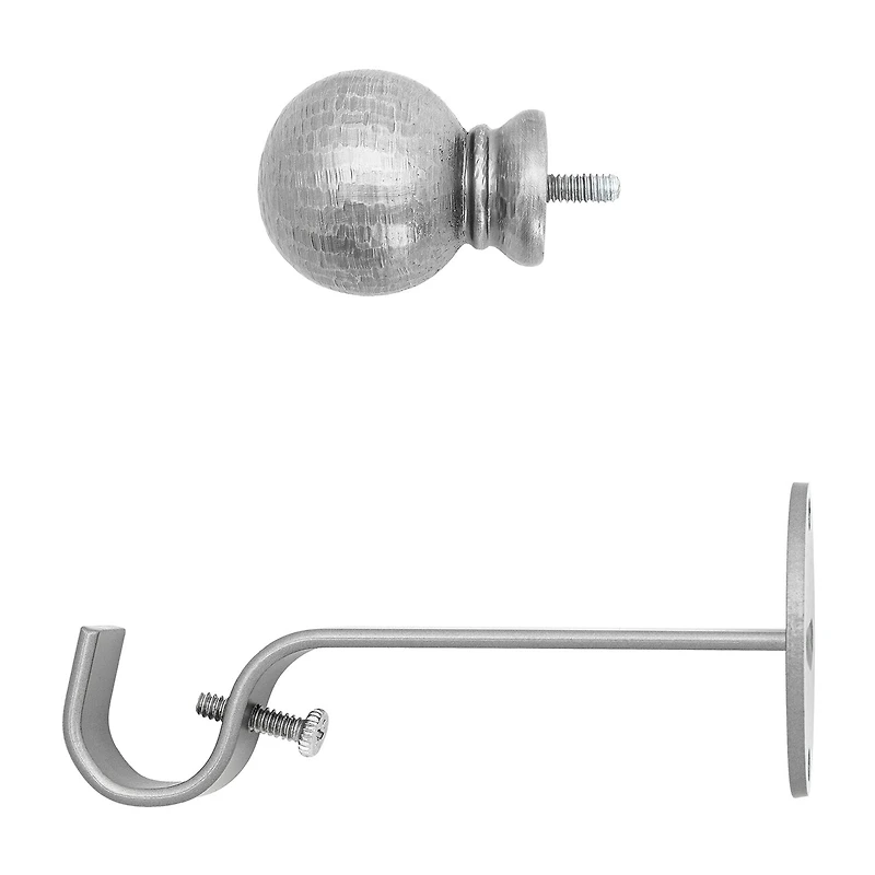 Elrene Home Fashions Farmhouse Ball 3/4 Adjustable Curtain Rod