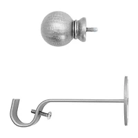 Elrene Home Fashions Farmhouse Ball 3/4 Adjustable Curtain Rod