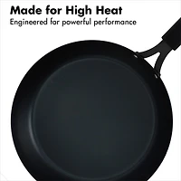 OXO Black Steel 12" Frying Pan with Silicone Sleeve