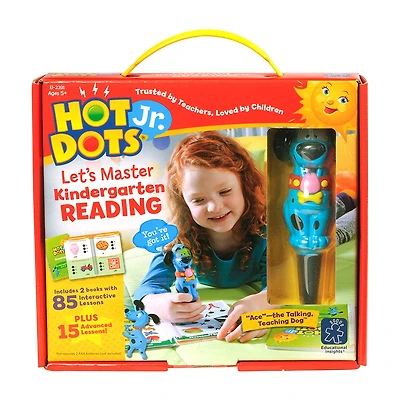 Educational Insights Hot Dotsãƒâ‚® Jr. Let'S Master Kindergarten Reading Set With Ace Pen