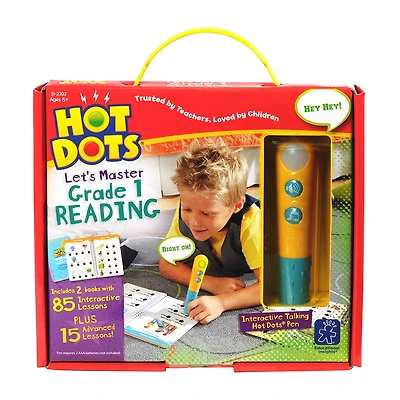 Educational Insights Hot Dotsãƒâ‚Ã‚Â® Jr. Let'S Master Grade 1 Reading Set With Hot Dots Pen