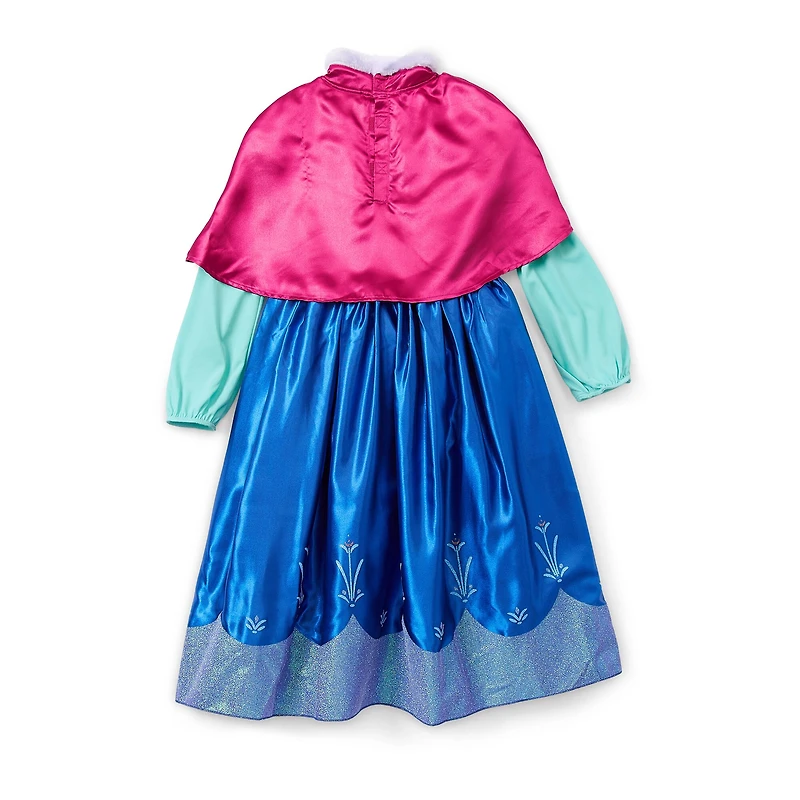 Disney Collection Frozen Anna Anna Princess Frozen Girls Dress Up Costume