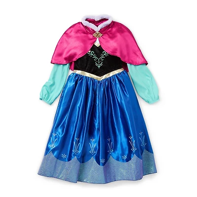 Disney Collection Frozen Anna Anna Princess Frozen Girls Dress Up Costume