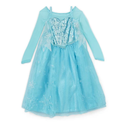 Disney Collection Frozen Elsa Princess Elsa Frozen Girls Dress Up Costume