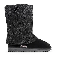 Muk Luks Womens Cheryl Flat Heel Winter Boots
