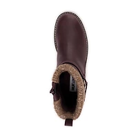 Muk Luks Womens Garland Gina Stacked Heel Dress Boots