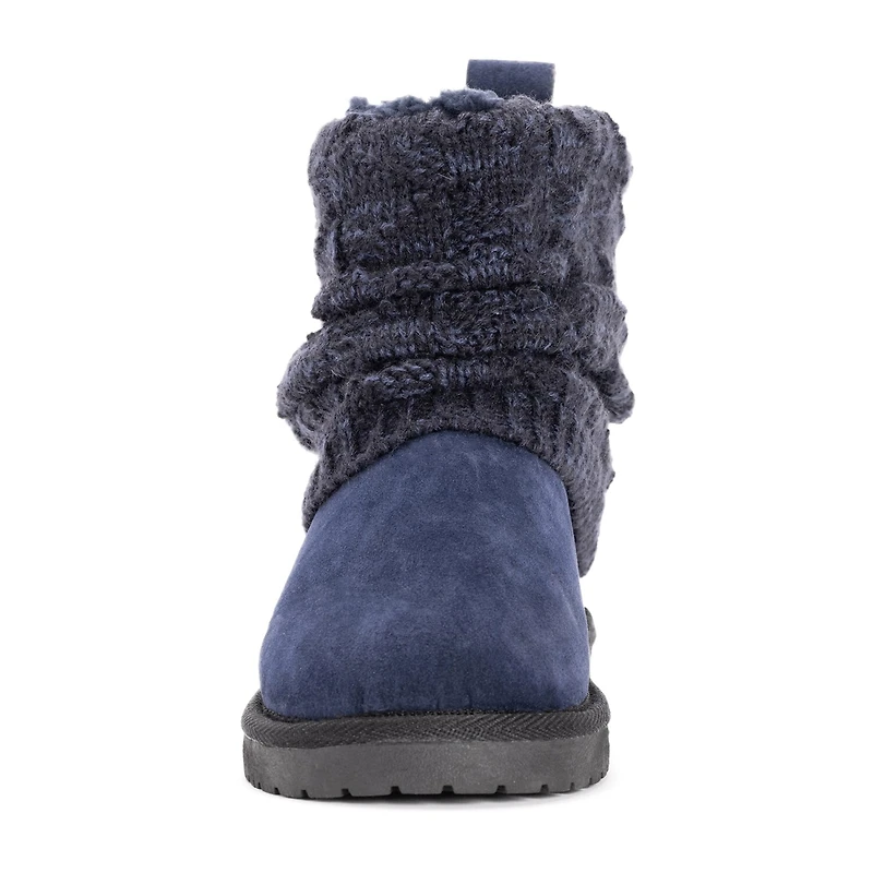 Muk Luks Womens Laurel Flat Heel Dress Boots