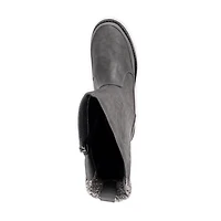 Muk Luks Womens Slope Natalie Flat Heel Dress Boots