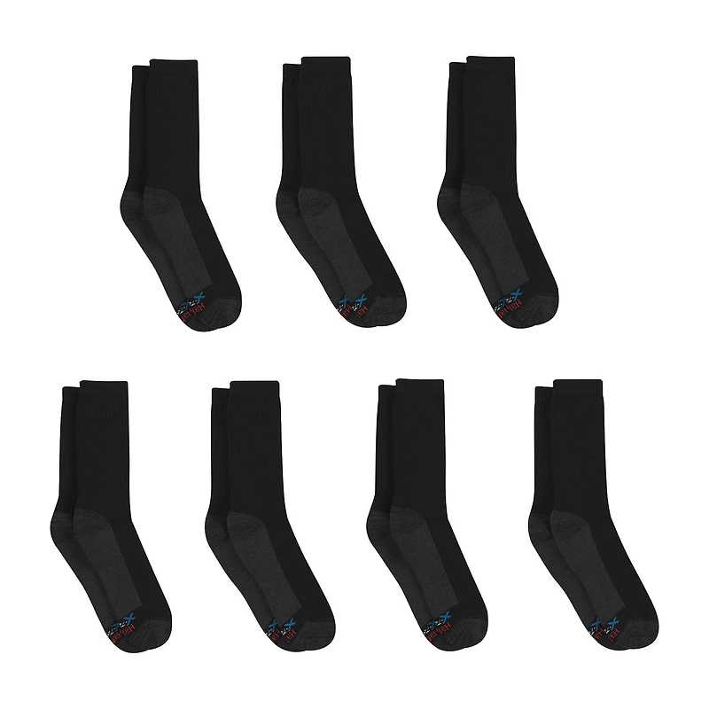 Hanes Ultimate Bonus Pack Mens 7 Pair Crew Socks
