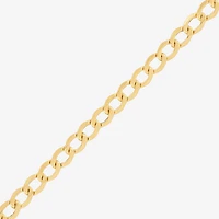 Made Italy Unisex Adult 10K Gold 20 Inch Curb Chain Necklace