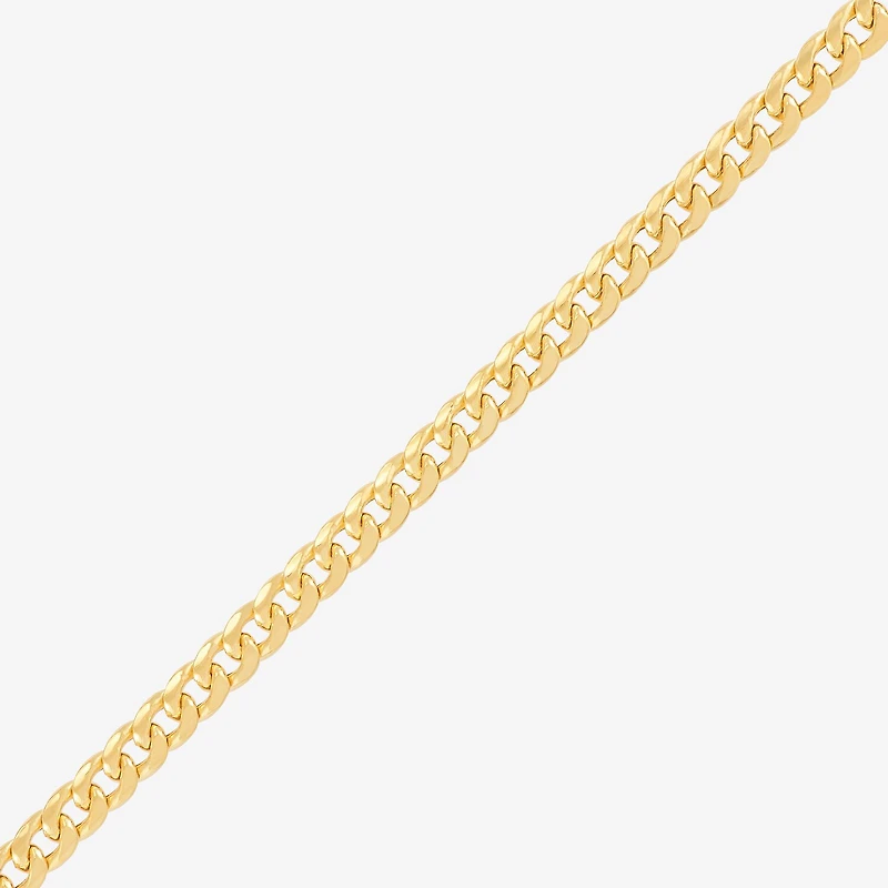 Made in Italy Unisex Adult 10K Gold 22 Inch Curb Chain Necklace