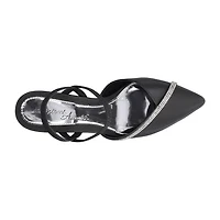 Easy Street Unna Womens Pointed Closed Toe Kitten Heel Pumps