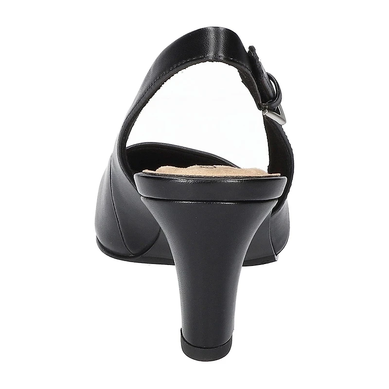 Easy Street Ritsa Womens Square Closed Toe Stiletto Heel Pumps