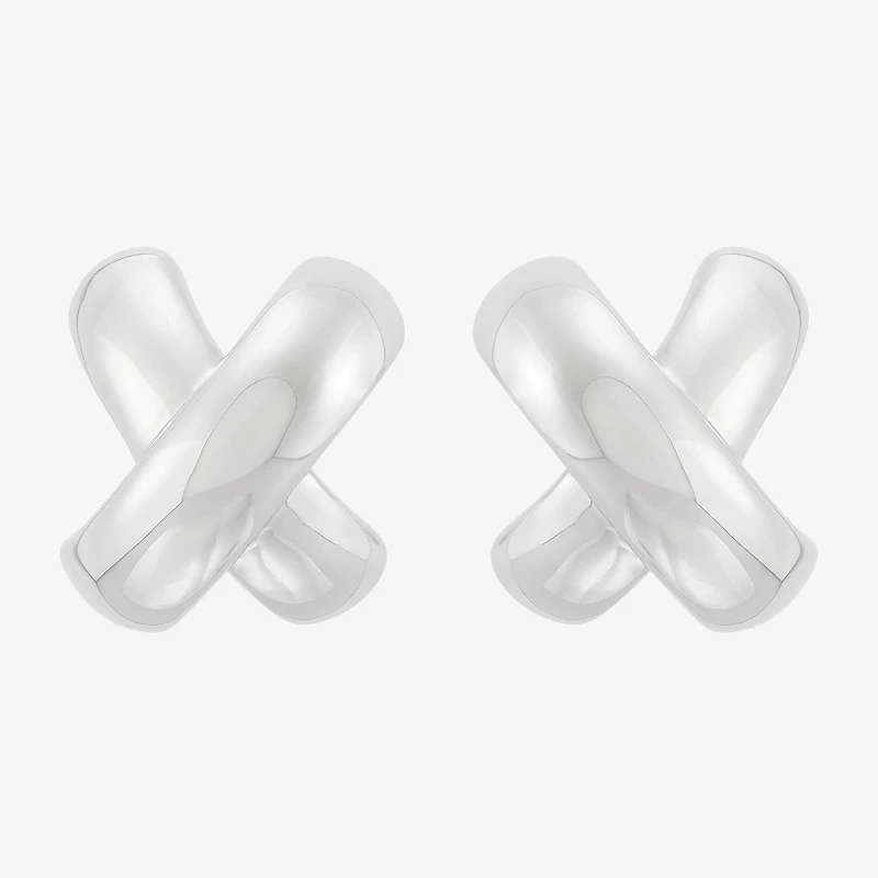 Limited Quantities! Sterling Silver 18mm Stud Earrings