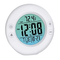Westclox White Alarm Clock