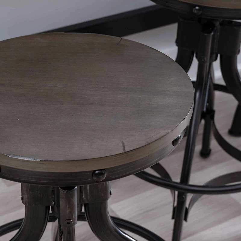 Linon Hoboken 2-pc. Swivel Bar Stool