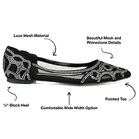 Journee Collection Batavia Womens Pointed Slip-On Shoe