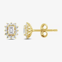 1/2 CT. T.W. Lab Grown White Diamond 10K Gold 7mm Stud Earrings