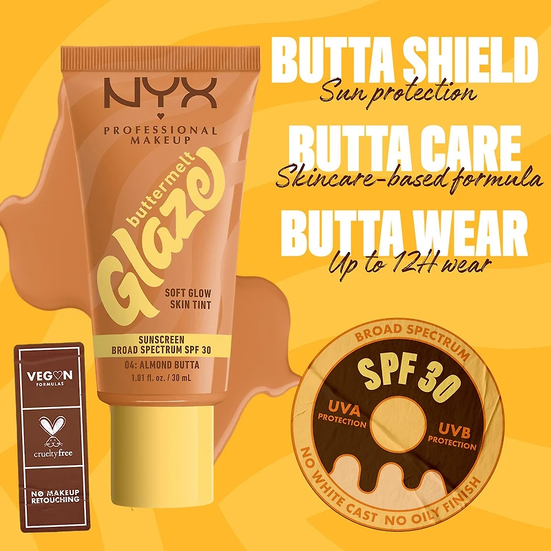 NYX Professional Makeup Buttermelt Glaze Soft Glow Skin Tint