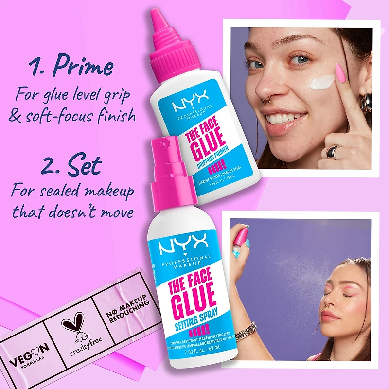 NYX Professional Makeup The Face Glue Makeup Gripping Primer