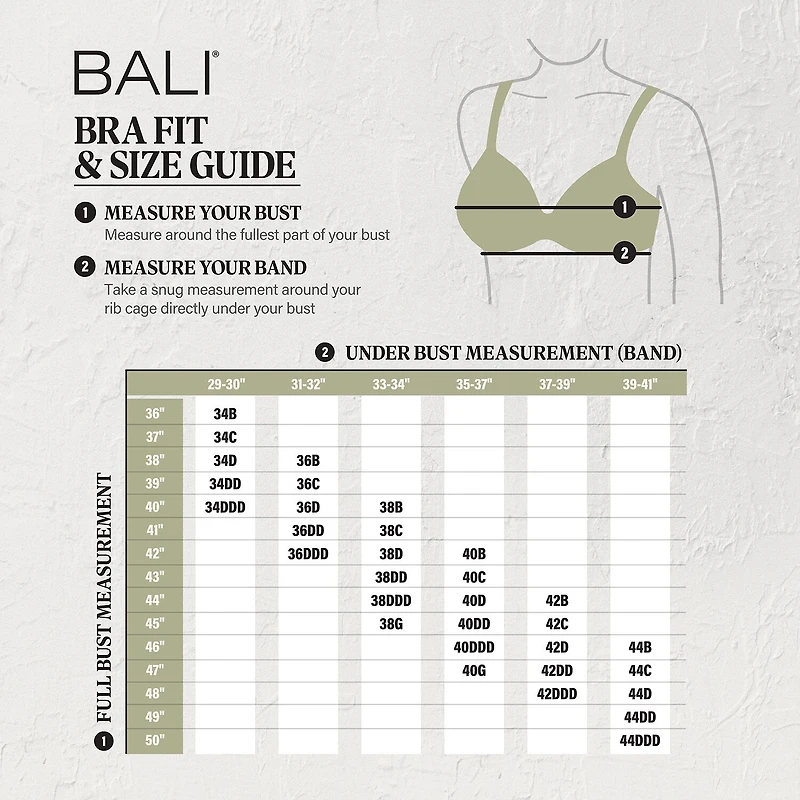 Bali Breathe Seamless T-Shirt Underwire Full Coverage Bra Df3533