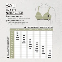 Bali Breathe Seamless T-Shirt Underwire Full Coverage Bra Df3533