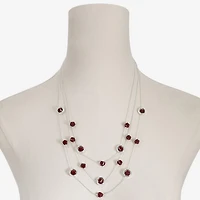 Mixit Womens 21 Inch Illusion Necklace