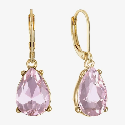 Monet Jewelry Womens Glass Drop Earrings