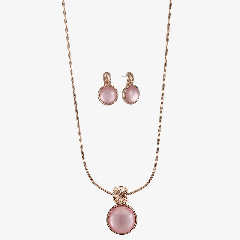 Liz Claiborne Womens Round 2-pc. Jewelry Set