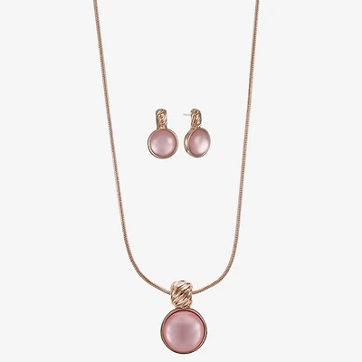 Liz Claiborne Womens Round 2-pc. Jewelry Set