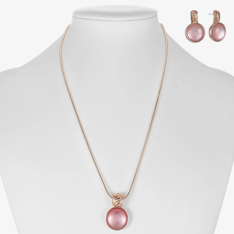 Liz Claiborne Womens Round 2-pc. Jewelry Set