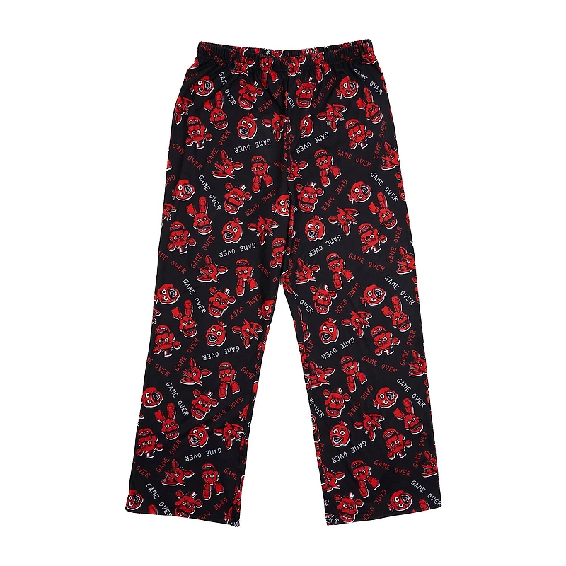 Little & Big Kid Boys Five Nights at Freddys 3-pc. Pajama Pants