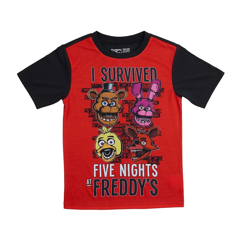 Little & Big Kid Boys Five Nights at Freddys 3-pc. Pajama Pants