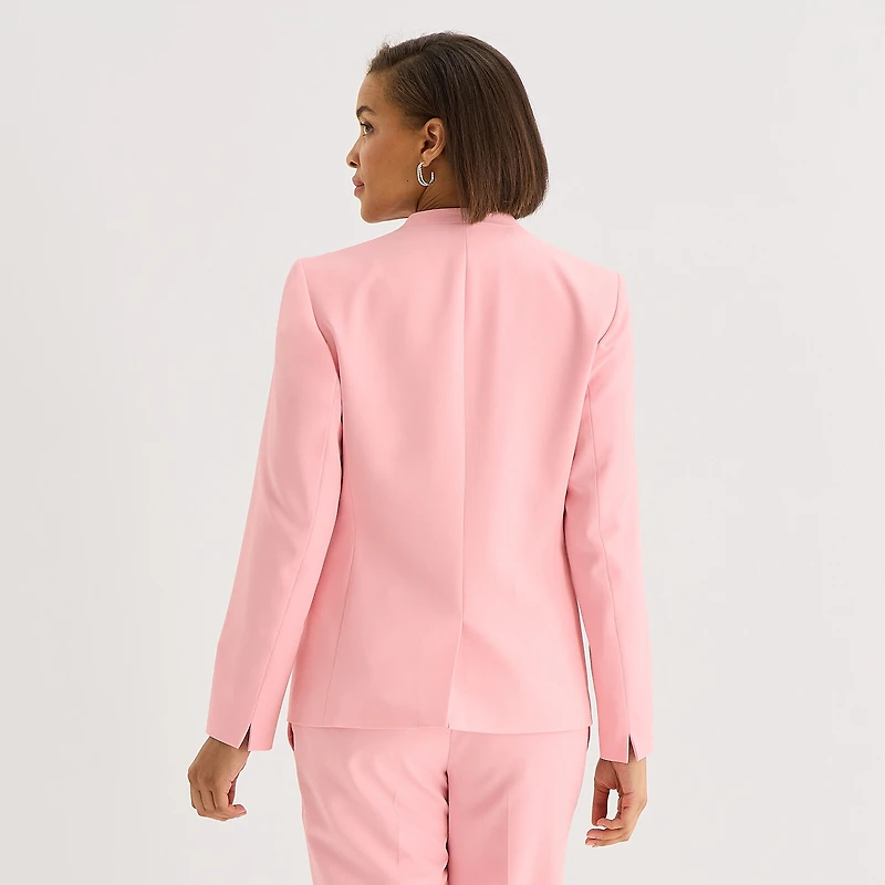 Black Label by Evan-Picone Womens Classic Fit Suit Jacket