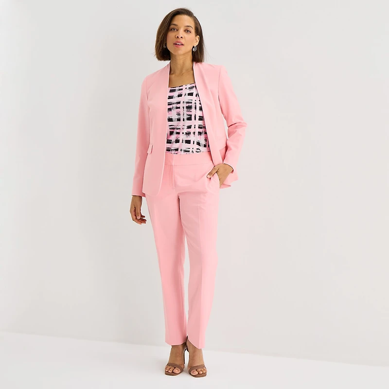 Black Label by Evan-Picone Womens Classic Fit Suit Jacket
