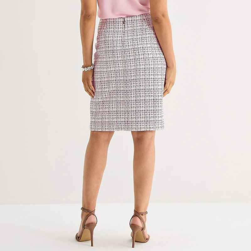 Black Label by Evan-Picone Womens Suit Skirt