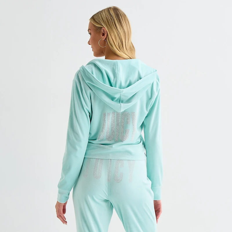 Juicy By Juicy Couture Womens Juniors Lightweight Track Jacket