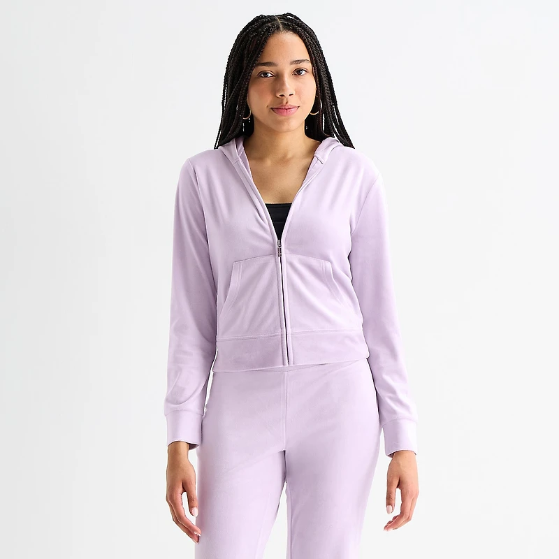 Juicy By Couture Womens Juniors Lightweight Track Jacket