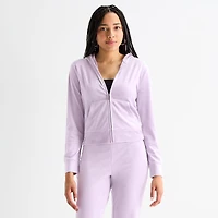 Juicy By Couture Womens Juniors Lightweight Track Jacket
