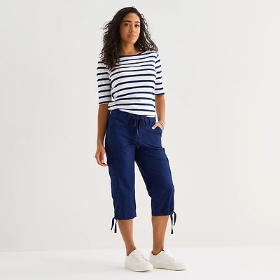 St. John's Bay Womens Straight Capri Pant